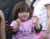 Сальма Хайек взяла дочку на съемки