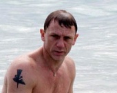 Интимное тату Дэниела Крэйга