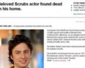 Зак Брафф с удивлением узнал о своей смерти