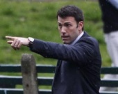 Бен Аффлек на съемках фильма The Company Men